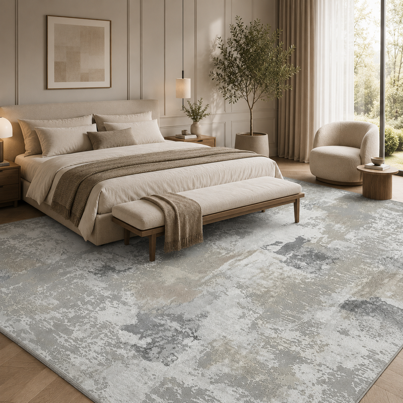 Test 2 - Covor Premium Livario Premium Stone - CREAM SILVER