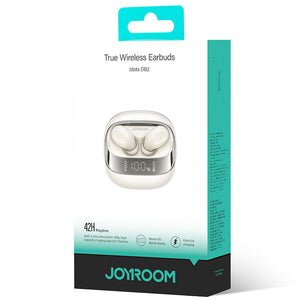 Casti Wireless Joyroom JR-DB2 In-Ear Ear Buds BT 5.3 Autonomie 150h 500mAh LED - Alb